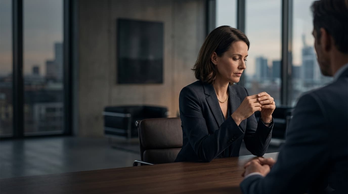 Gesprächssituation mit innerem Spannungsmoment